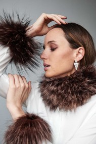 Cuello & Puño DE PELO TEJIDO PC-LZH5565-110-2616