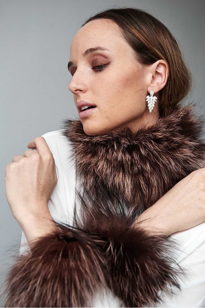 Cuello & Puño DE PELO TEJIDO PC-LZH5565-110-2616