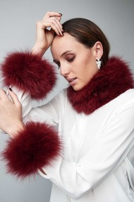 Cuello & Puño DE PELO TEJIDO PC-LZH5565-145PC-LZH5691-145