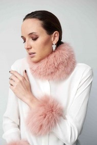 Cuello & Puño DE PELO TEJIDO