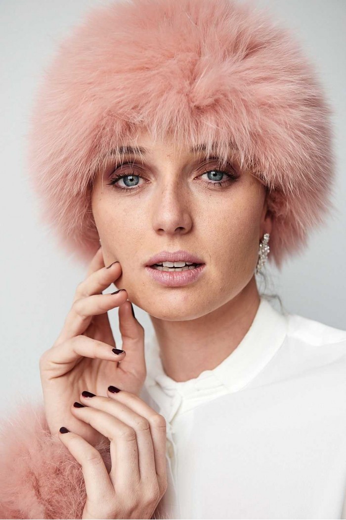 Cuello & Puño DE PELO TEJIDO