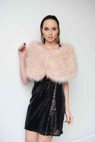 Estola de Plumas de avestruz PC-YLM5624-06