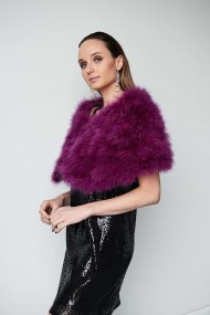 Estola de Plumas de avestruz PC-YLM5624-25