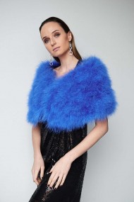 Estola de Plumas de avestruz PC-YLM5624-34