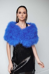 Estola de Plumas de avestruz PC-YLM5624-34