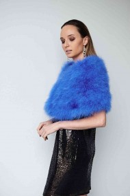 Estola de Plumas de avestruz PC-YLM5624-34