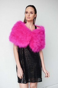 Estola de Plumas de avestruz PC-YLM5624-35