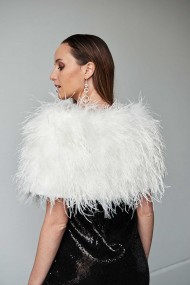 Estola plumas larga Avestruz PC-YLM5625-07