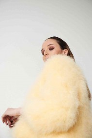 CHAQUETA PLUMAS DE AVESTRUZ PC-YLM5749-81