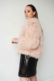 CHAQUETA PLUMAS DE AVESTRUZ PC-YLM5749-06