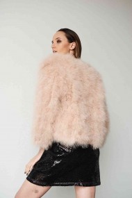 CHAQUETA PLUMAS DE AVESTRUZ PC-YLM5749-06