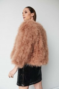 CHAQUETA PLUMAS DE AVESTRUZ PC-YLM5749-09