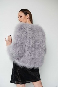 CHAQUETA PLUMAS DE AVESTRUZ PC-YLM5749-12