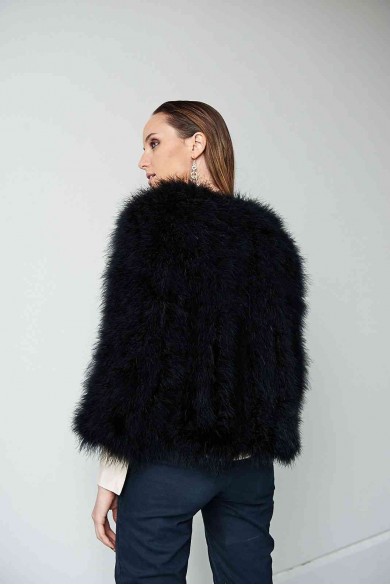 CHAQUETA PLUMAS DE AVESTRUZ PC-YLM5749-15