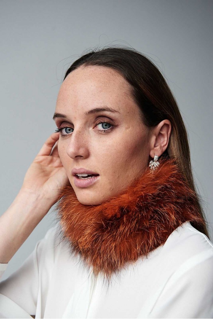 CUELLO DE PELO TEJIDO