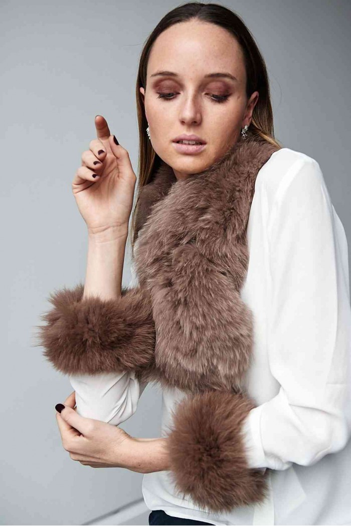 Puños DE PELO TEJIDO PC-LZH5691-125