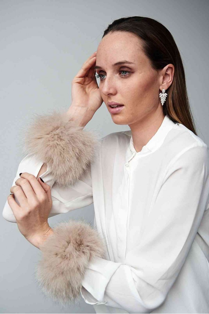 Puños DE PELO TEJIDO PC-LZH5691-135