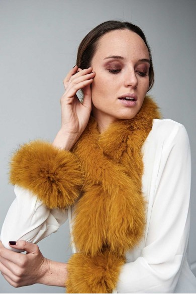 BUFANDA DE PELO TEJIDO PC-LZY5824-123-10010