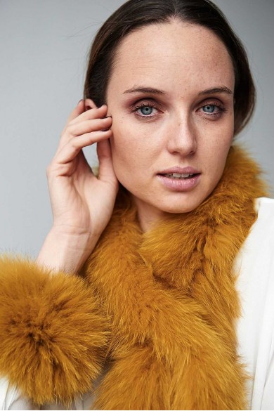 BUFANDA DE PELO TEJIDO PC-LZY5824-123-10010