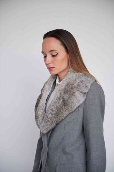 CUELLO DE ESMOQUIN PELO DE CONEJO PC-LLL5741-16