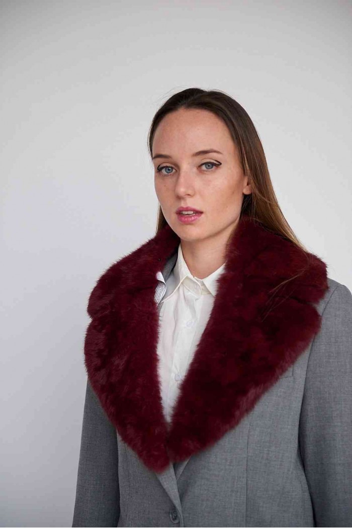 CUELLO DE ESMOQUIN PELO DE CONEJO PC-LLL5741-04