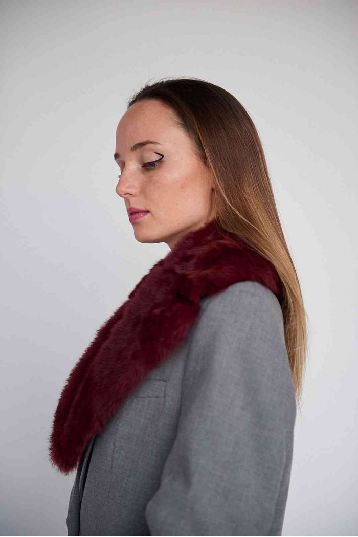 CUELLO DE ESMOQUIN PELO DE CONEJO PC-LLL5741-04