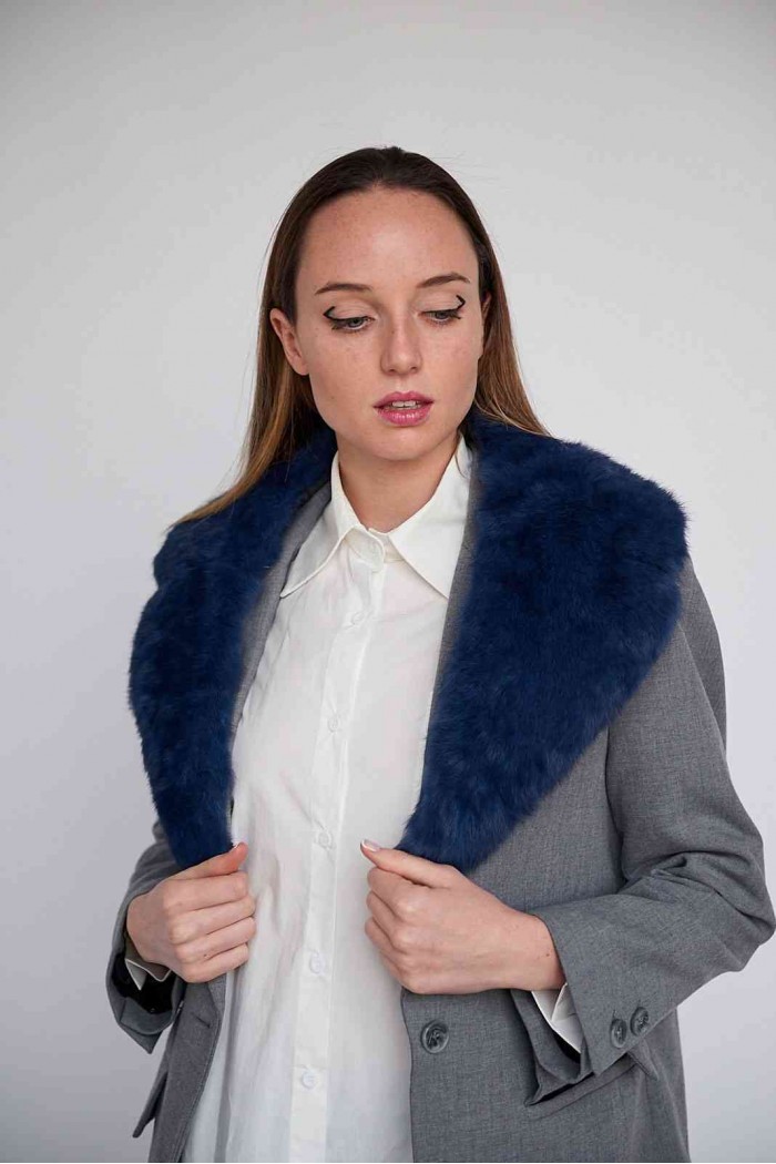 CUELLO DE ESMOQUIN PELO DE CONEJO PC-LLL5741-11