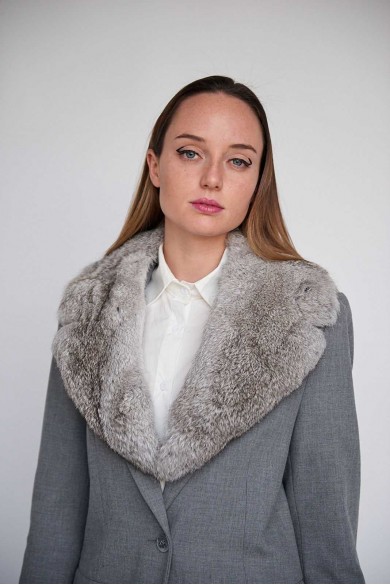 CUELLO DE ESMOQUIN PELO DE CONEJO PC-LLL5741-16