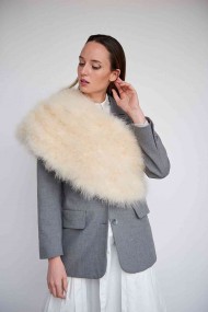 Estola de Plumas de avestruz PC-YLM5624-42