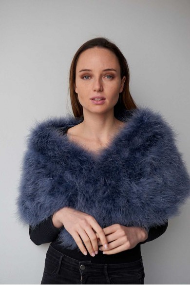 Estola de Plumas de avestruz PC-YLM5624-05