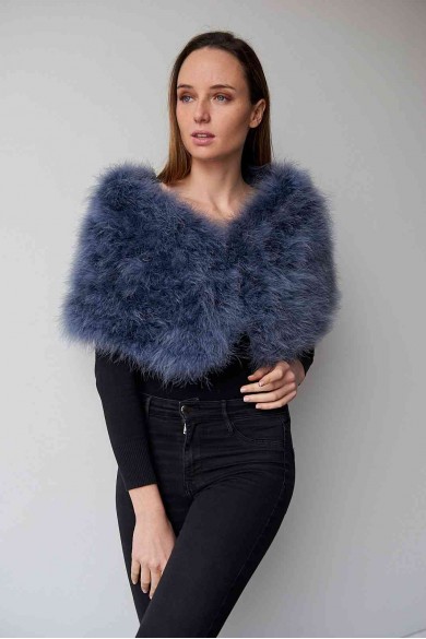Estola de Plumas de avestruz PC-YLM5624-05