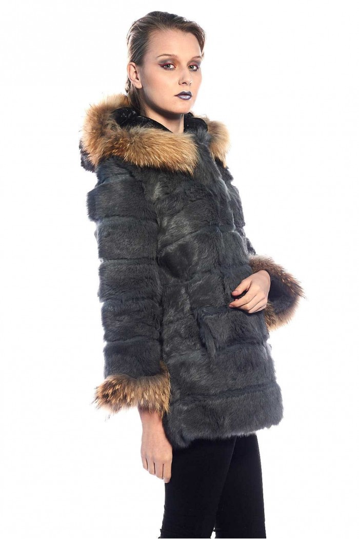 Abrigo de conejo PC-LLL5345