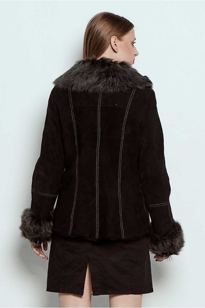 CHAQUETA DE CORDERO Y ZORRO