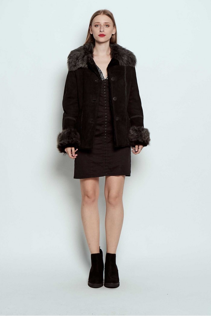 CHAQUETA DE CORDERO Y ZORRO