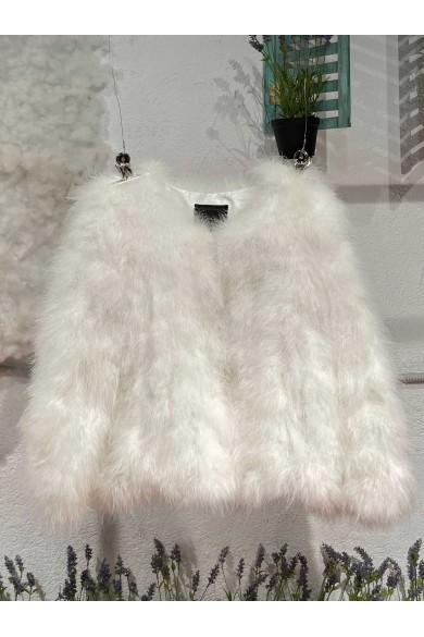 CHAQUETA PLUMAS DE AVESTRUZ PC-YLM5749-32