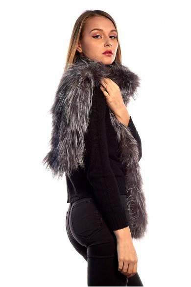 Bufanda de Zorro PC-XXX5234 Gris