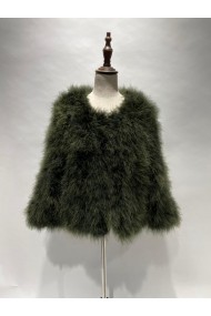 CHAQUETA PLUMAS DE AVESTRUZ PC-YLM5749-01