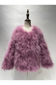 CHAQUETA PLUMAS DE AVESTRUZ PC-YLM5749-125