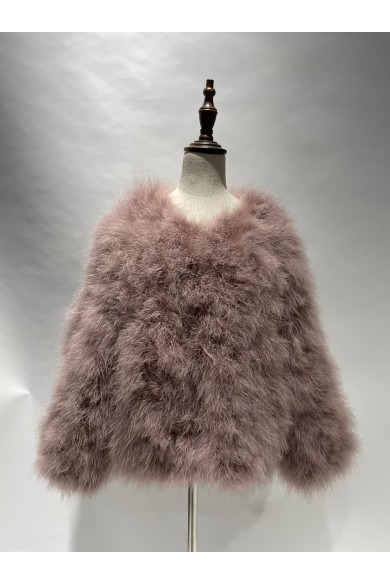 CHAQUETA PLUMAS DE AVESTRUZ PC-YLM5749-13