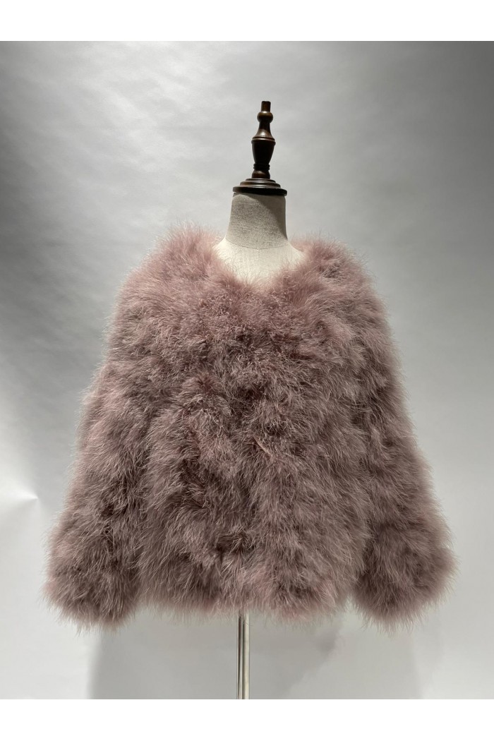 CHAQUETA PLUMAS DE AVESTRUZ PC-YLM5749-13