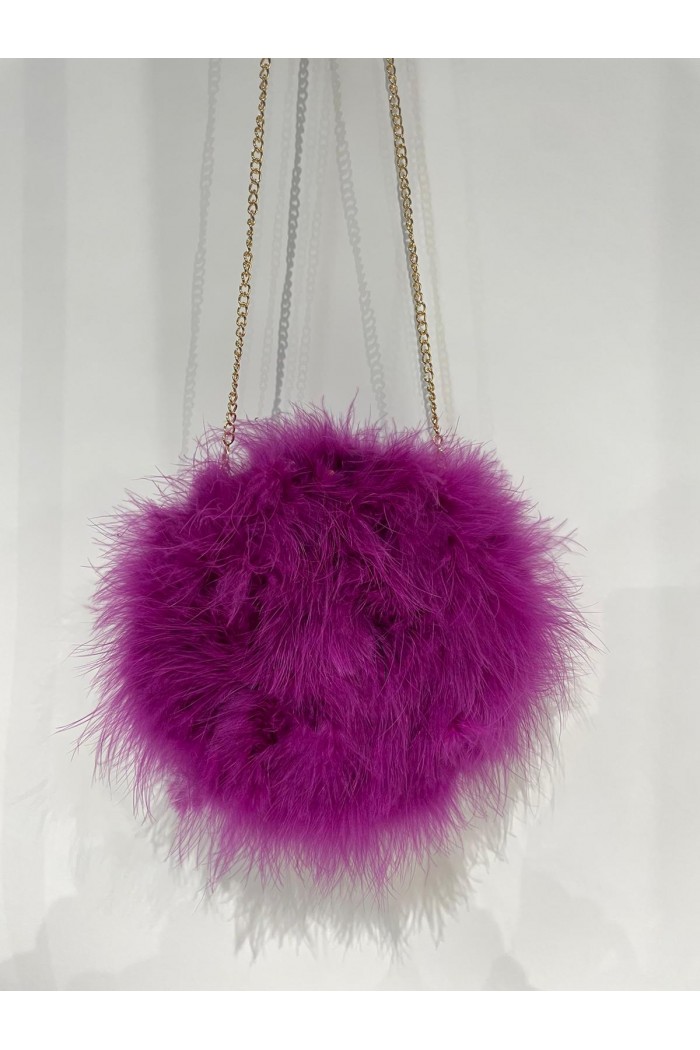 Bolso de pluma de avestruz PC-YLM5626-47