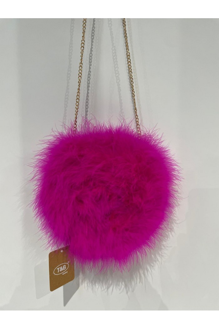 Bolso de pluma de avestruz PC-YLM5626-35