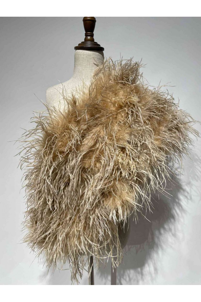 Estola plumas larga Avestruz PC-YLM5625-09