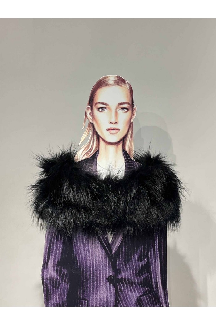 ESTOLA / CUELLO DE PELO TEJIDO PC-LZH5760-15