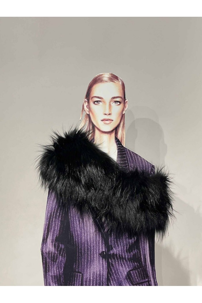 ESTOLA / CUELLO DE PELO TEJIDO PC-LZH5760-15