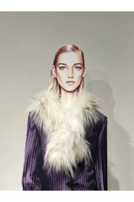 BUFANDA DE PELO TEJIDO PC-LZY5824-10010