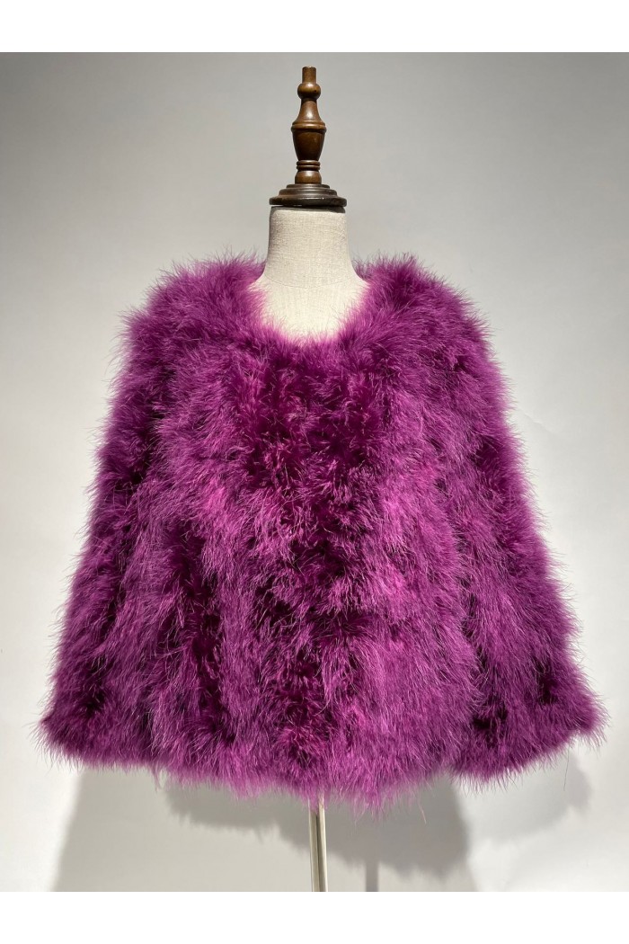 CHAQUETA PLUMAS DE AVESTRUZ PC-YLM5749-25