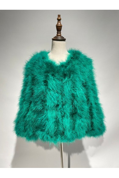 CHAQUETA PLUMAS DE AVESTRUZ PC-YLM5749-22