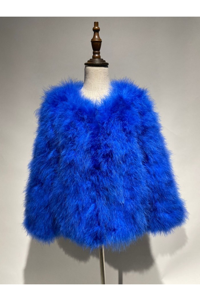 CHAQUETA PLUMAS DE AVESTRUZ PC-YLM5749-34