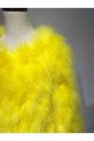 CHAQUETA PLUMAS DE AVESTRUZ PC-YLM5749-24